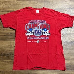 New York Giants NFL SuperBowl  Champions XLII 2008 Size Large Tee